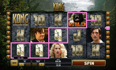 Der Jungle Mode des King Kong Slots