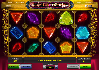 Marilyns Diamond's Slot von Novomatic