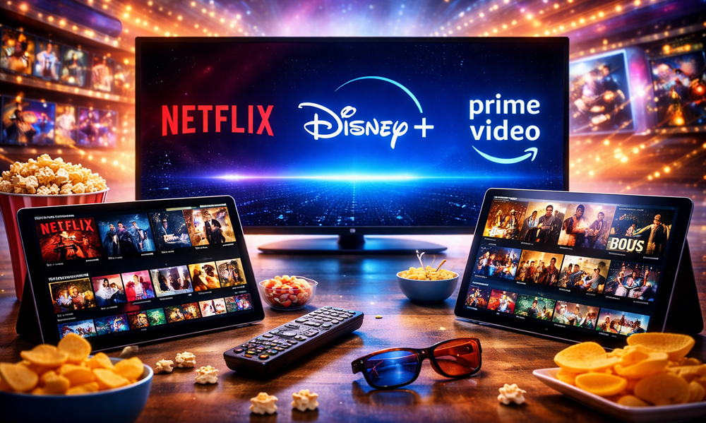 Netflix vs. Disney+ vs. Amazon: Der große Streaming-Vergleich 2026