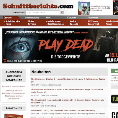 Schnittberichte Website