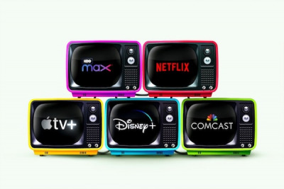 Streaming-Dienste Apple TV, Netflix, Disney, Amazon, Comcast, HD Max